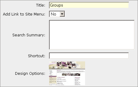 Groups Manager Settings