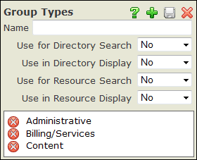 Group Types